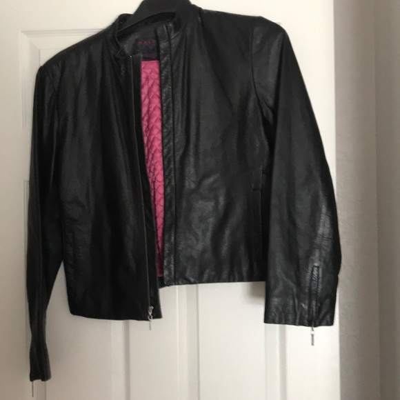 Ralph Lauren Jackets & Blazers - Leather jean jacket